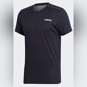 ADIDAS Men Size Small Medium Blue Freedom To Move Tee Short Sleeve UPF 25 Top